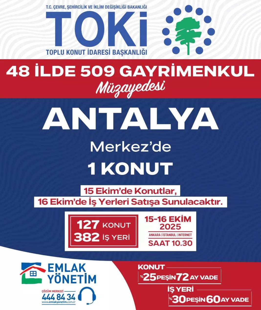 Antalya ve Burdur'da TOKİ Fırsatı 2